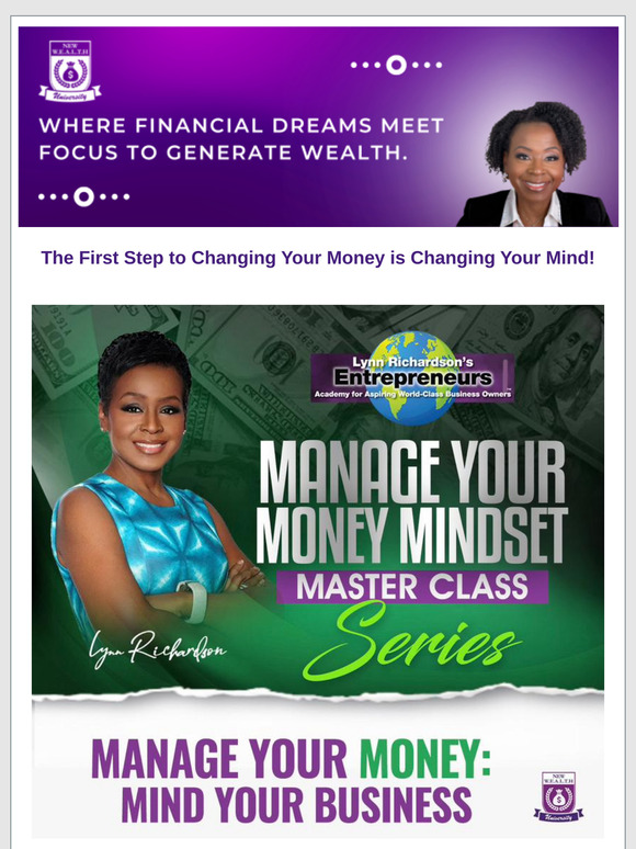 Your mindset is the key to unlocking the wealth, freedom, and security you deserve.