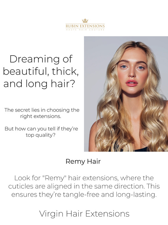 Dreaming of beautiful, thick and long hair? 💎