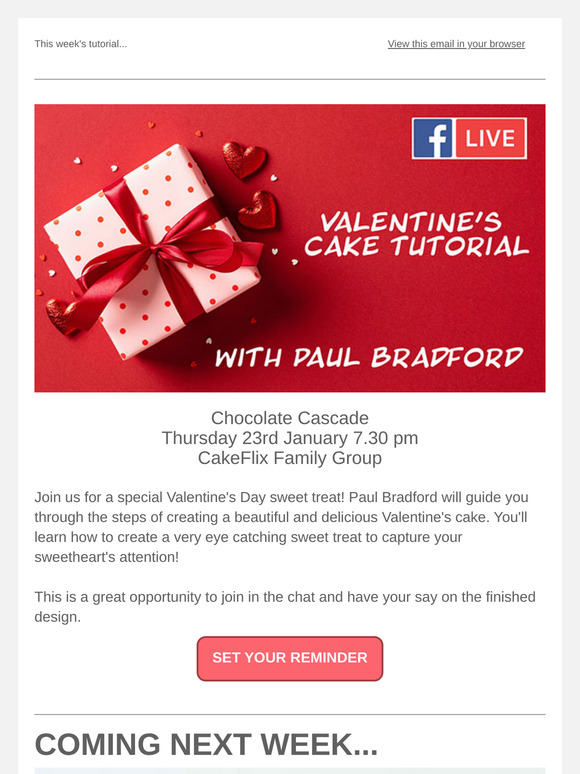 LIVE - Valentine's ❤️ Chocolate Cascade with Paul