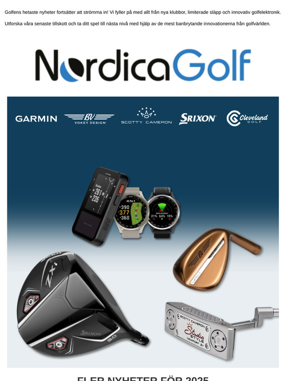 Nyheterna du inte vill missa🏌