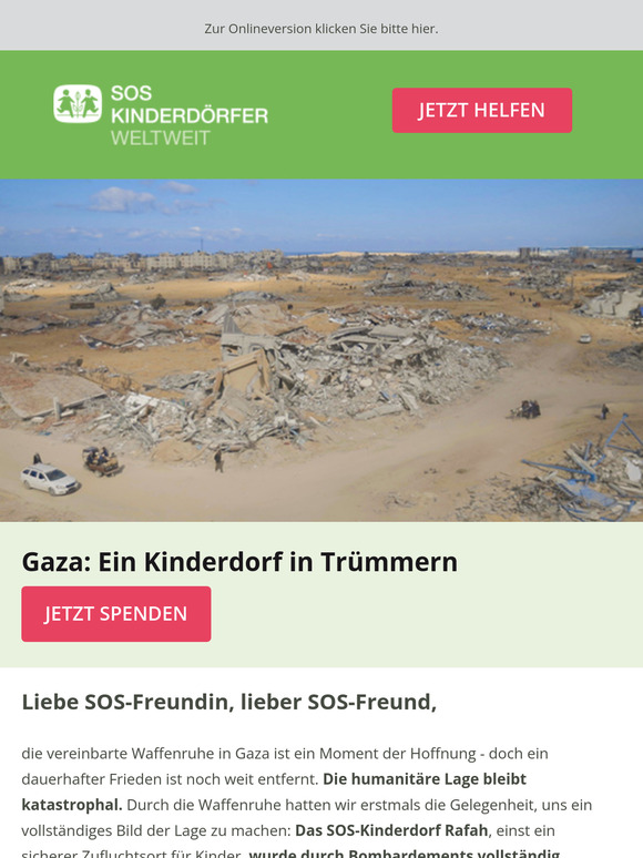 Gaza: Ein Kinderdorf in Trümmern
