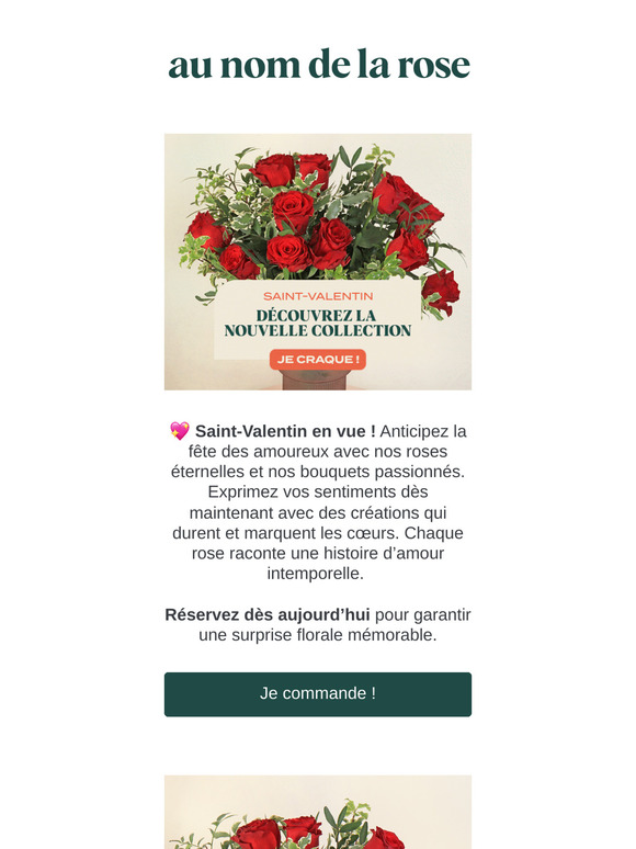 💖 Les précommandes Saint-Valentin sont ouvertes !