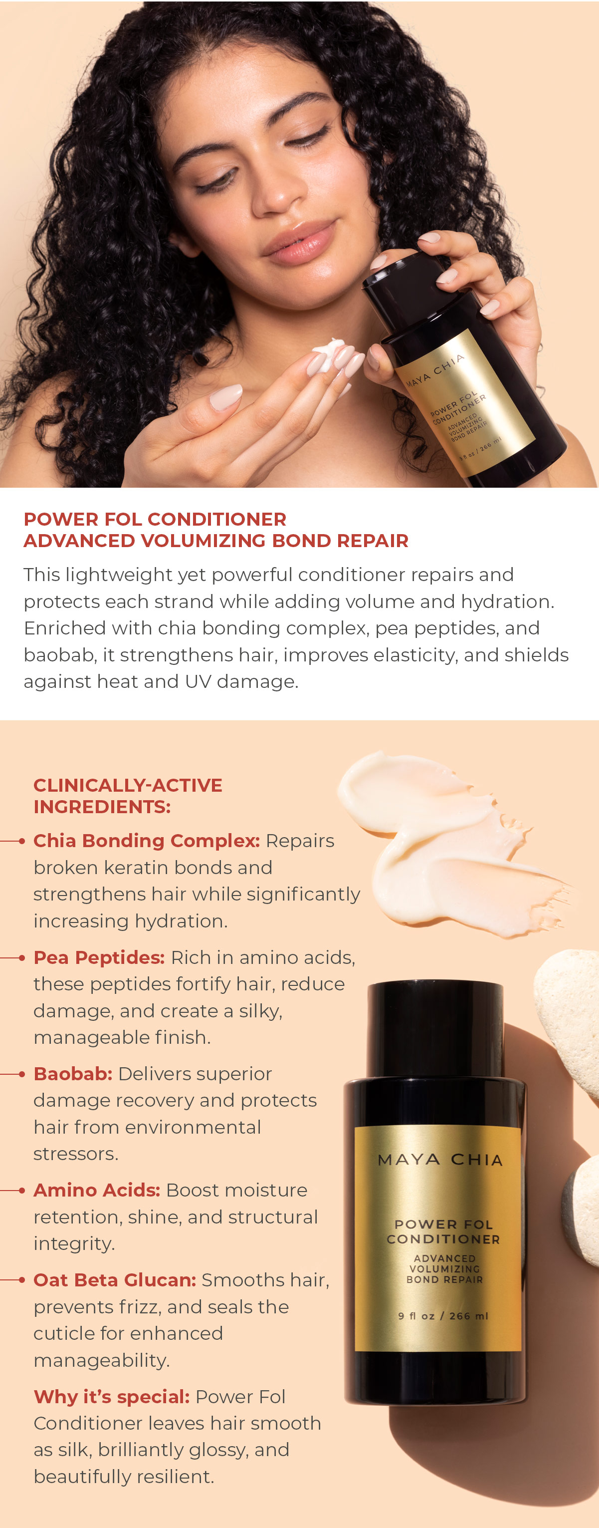 Power Fol Conditioner | Advanced Volumizing Bond Repair