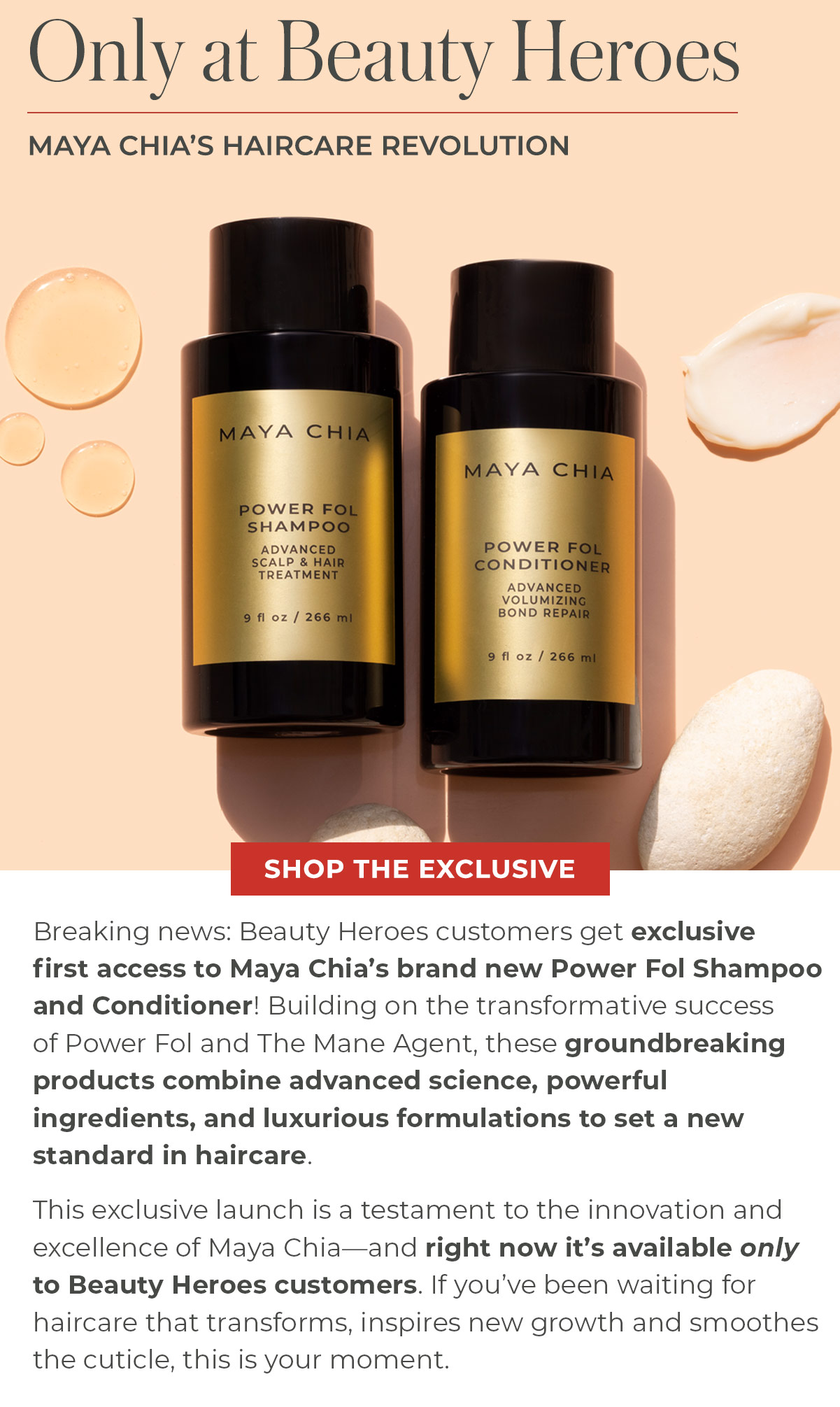 Only at Beauty Heroes | Maya Chia's Haircare Revolution