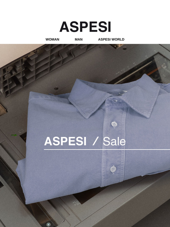ASPESI sales continue | FREE SHIPPING