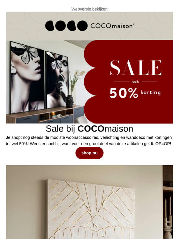 Hi -, tot 50% korting tijdens de sale! 🔥