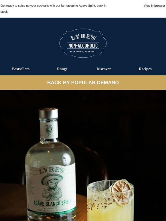 🌵 It’s Back! Agave Spirit Returns!