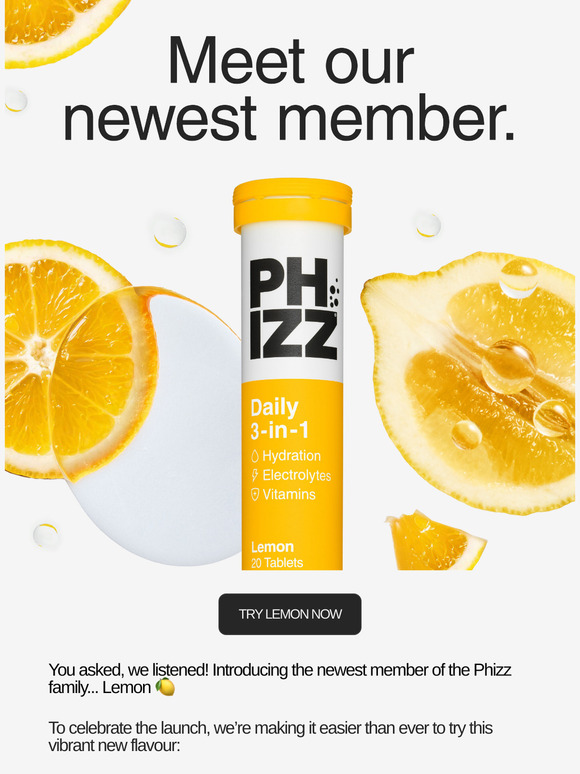 Meet our new flavour 🍋...