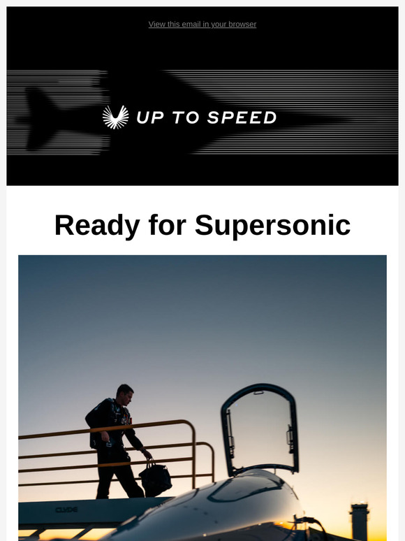 Ready for Supersonic