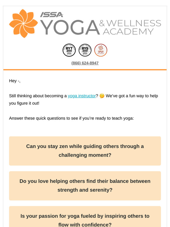 Ready to teach yoga? Take this quiz! ⭐