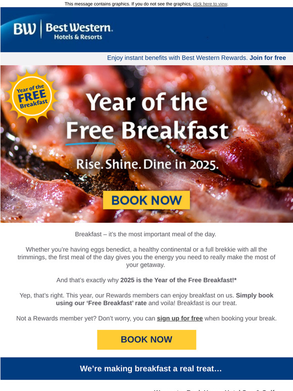 Tuck into 2025 – the Year of the Free Breakfast!