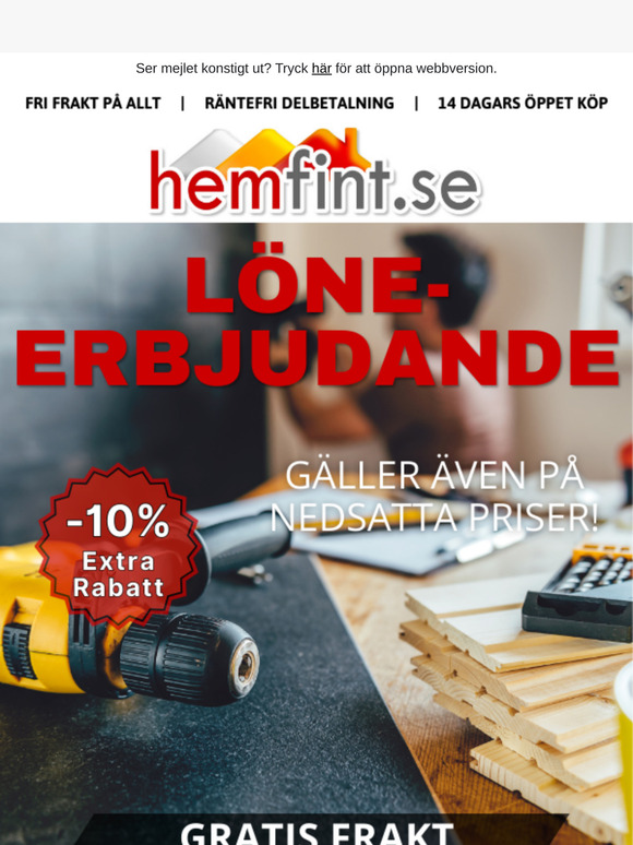 Helgerbjudande inför löningen 🤩
