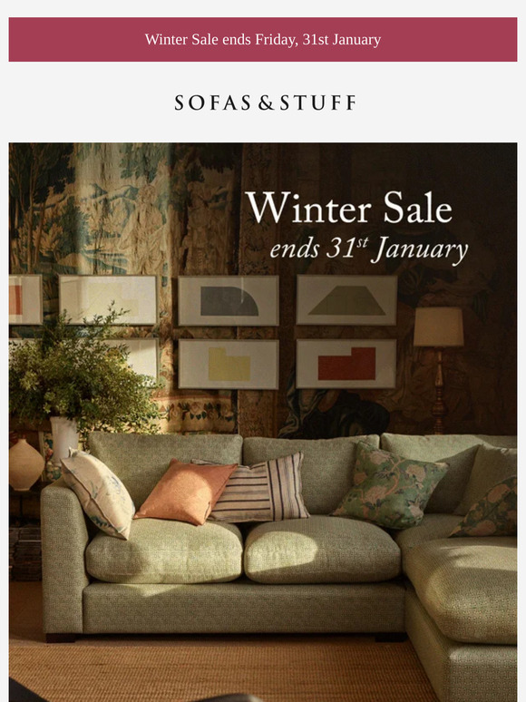 Your story, your sofa, our Winter Sale | Ends 31st January.