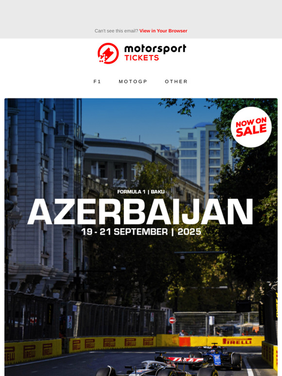 🇦🇿 F1 heads 'Baku' to Azerbaijan!