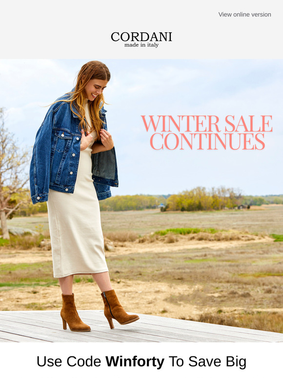 Winter Sale Continues