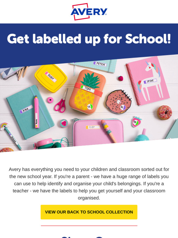 Get Labelled up for School