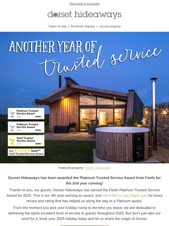 Another year of Trusted Service! 🥳