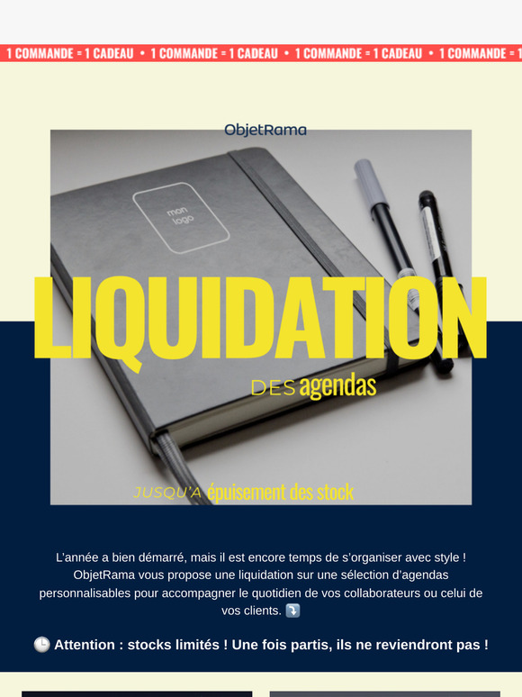Les agendas 2025 en liquidation : jusqu'à épuisement des stocks !