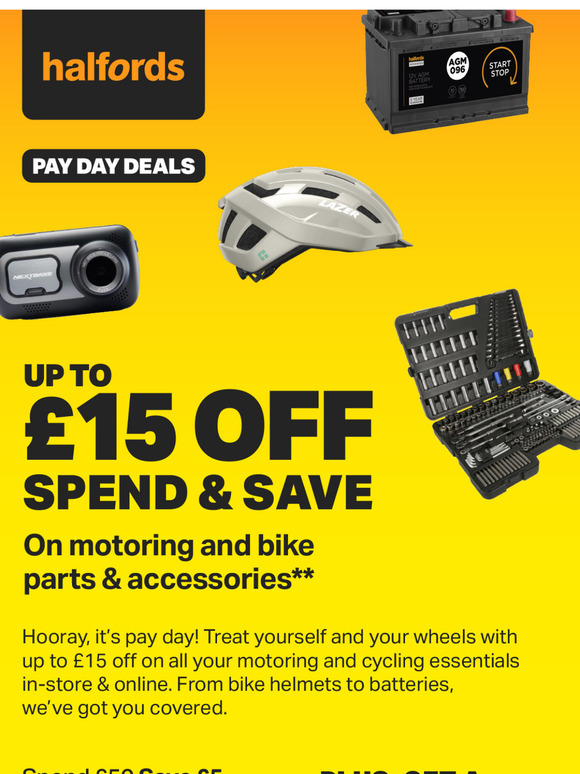 Unlock your pay day deals in-store & online!