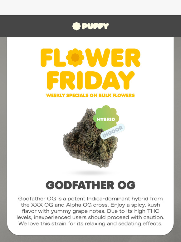 Godfather OG Premium Indoor Flower for $55