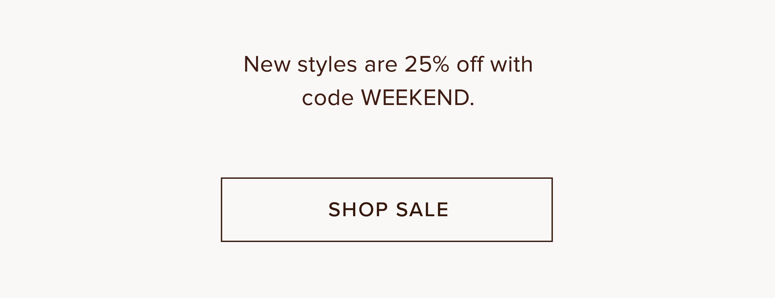 Shop sale