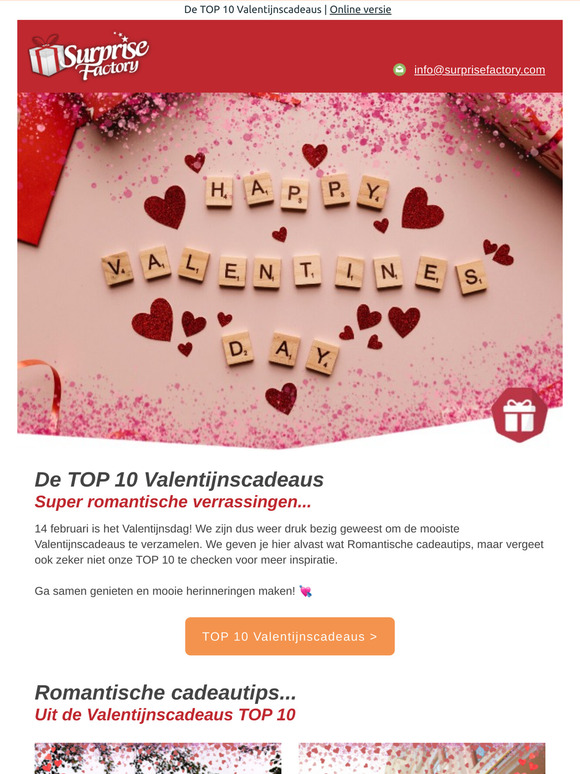 Jouw Valentijn verdient een bijzondere verrassing 💘