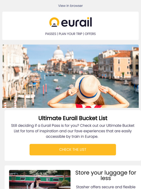What’s on your Eurail Bucket List for 2025?