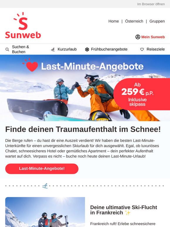 Dein Traumaufenthalt wartet ⛷️