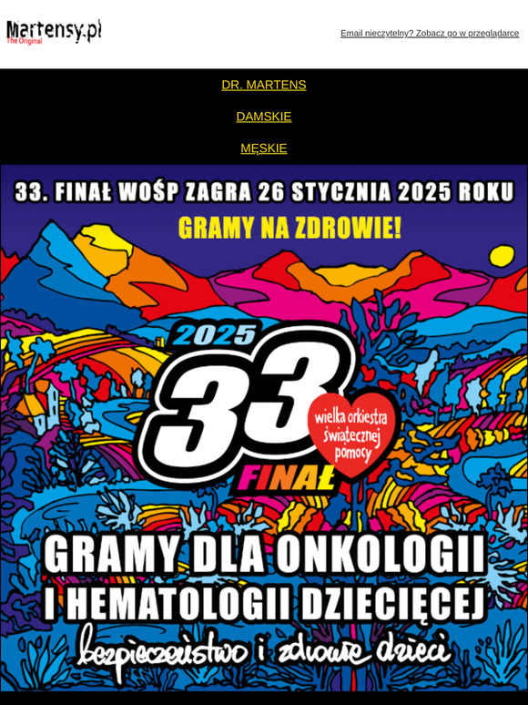 Jak co roku GRAMY z WOŚP! ❤️ WYJĄTKOWE MARTENSY!