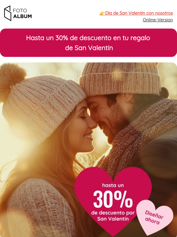Diseña tu San Valentín con nosotros 💕