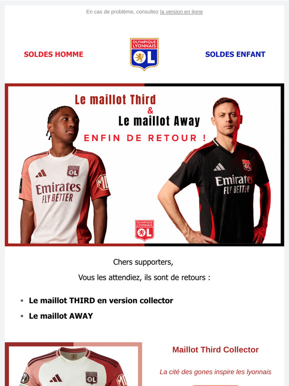 Enfin de retour : vos maillots vous attendent 😍