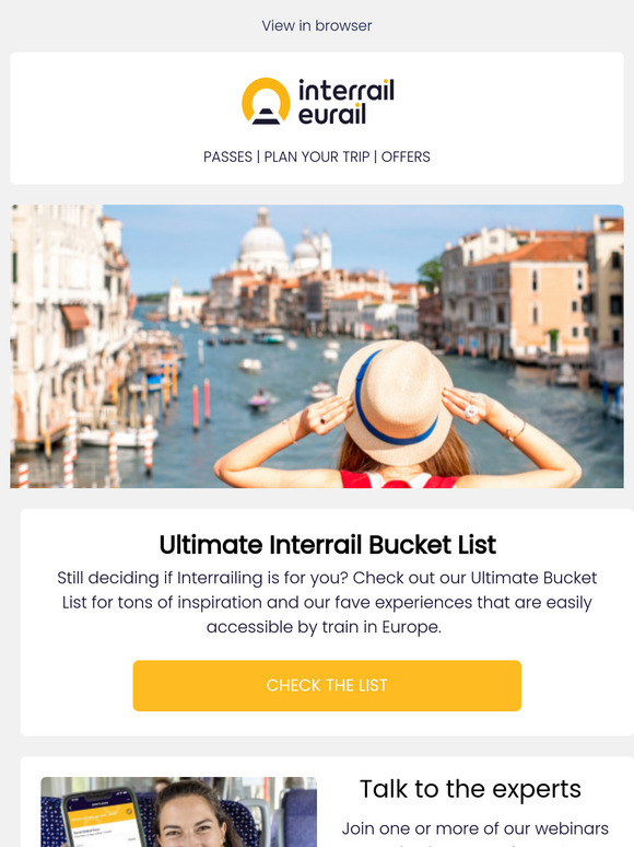 What’s on your Interrail Bucket List for 2025?