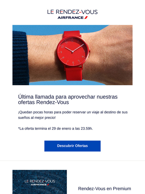 ¡Última llamada para el Rendez-Vous de Air France!