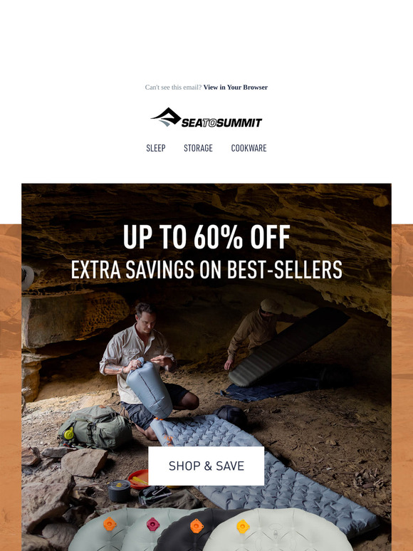 Don't sleep on this deal. Up to 60% off outlet gear