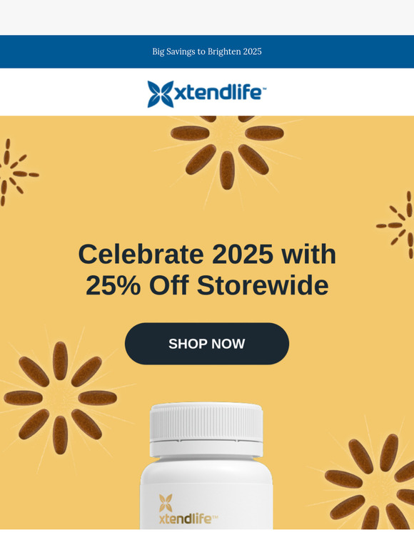 New Year, New Deals: 25% Off Everything