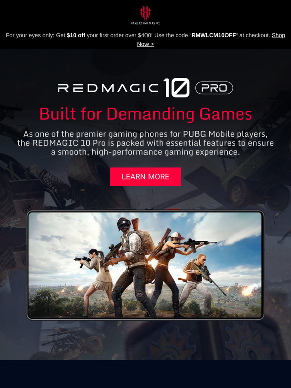 📱REDMAGIC 10 Pro – The Best Gaming Phones for PUBG Mobile Players