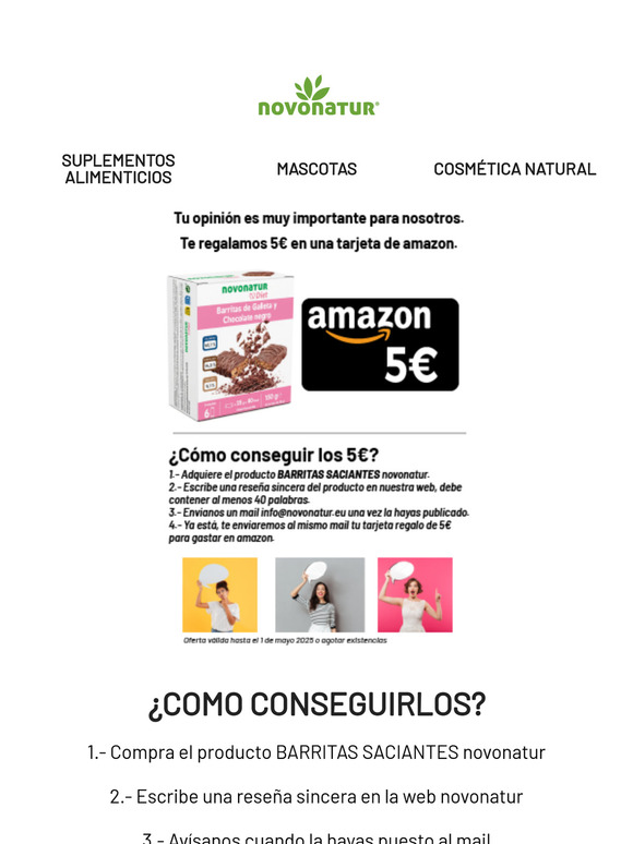 TARJETA REGALO DE AMAZON 5€