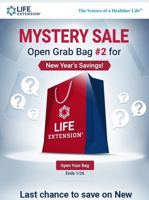 🏃 💨 Hurry! Mystery Sale FINAL Days!