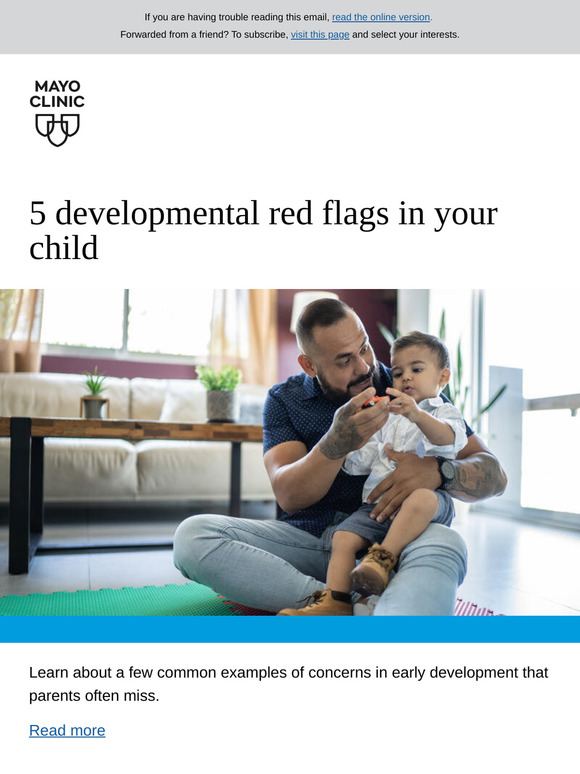 5 developmental red flags in your child