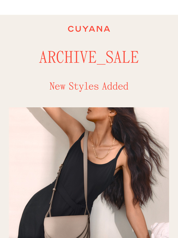 New Styles Added to Sale