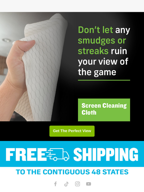 Get the sharpest screen to watch the Super Bowl!