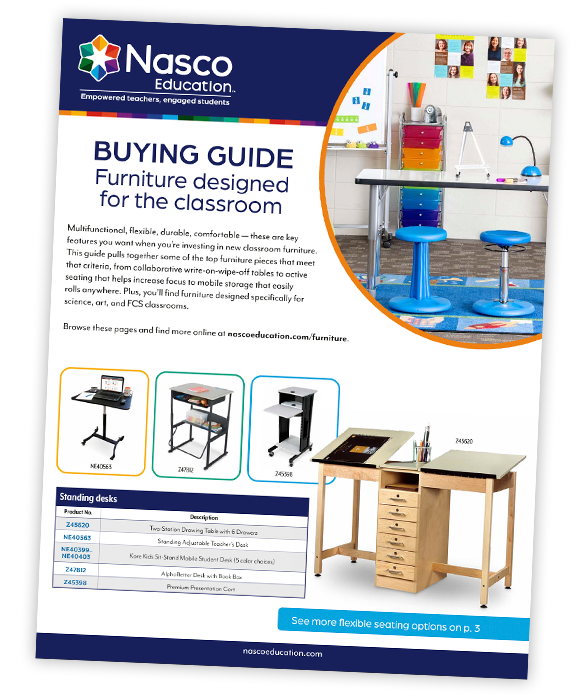 Furniture designed for the classroom