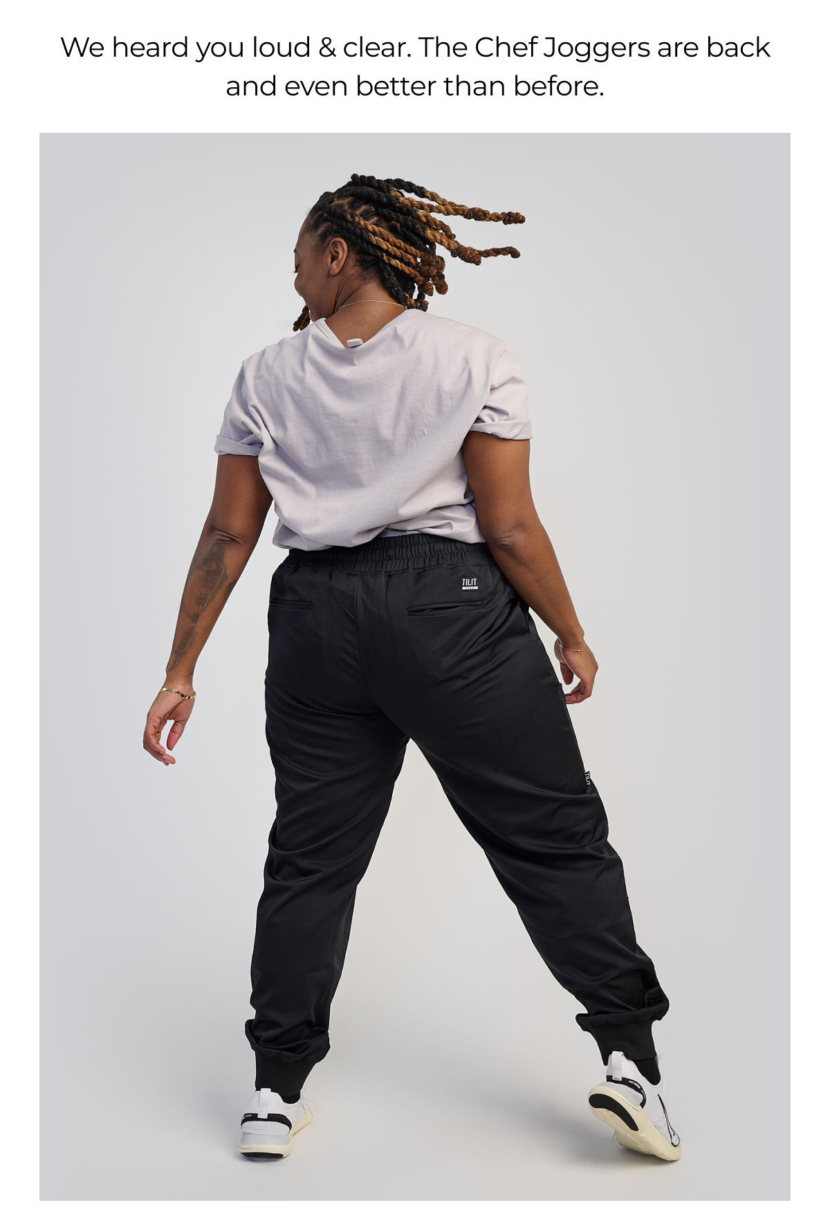 We heard you loud & clear. The Chef Joggers are back and even better than before.