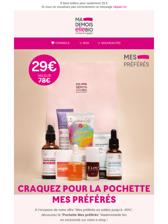 Édition limitée : La Pochette Mes préférés 😍