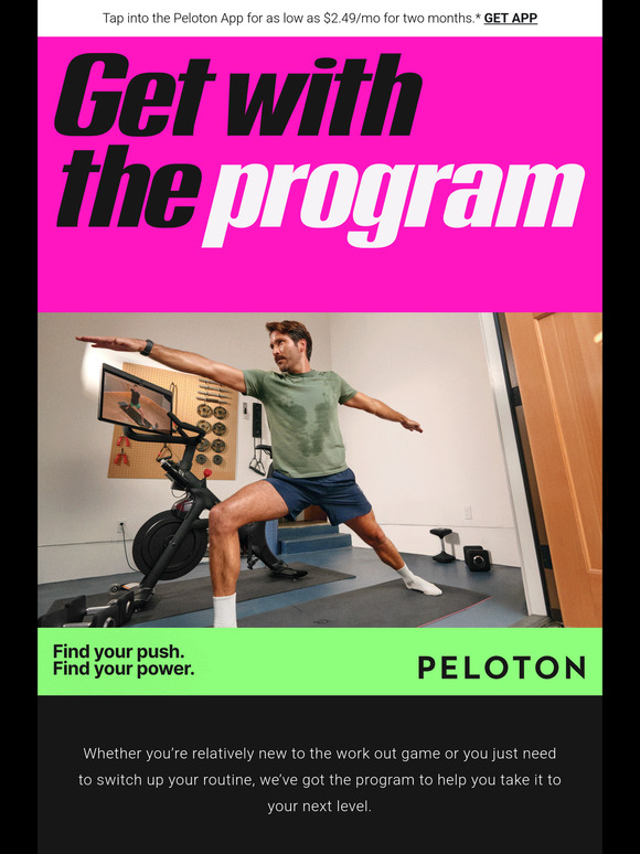 Plan your workouts, reach your goals.