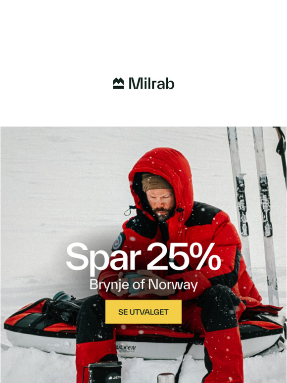 Ny rabattkode: -25% på Brynje 🔥