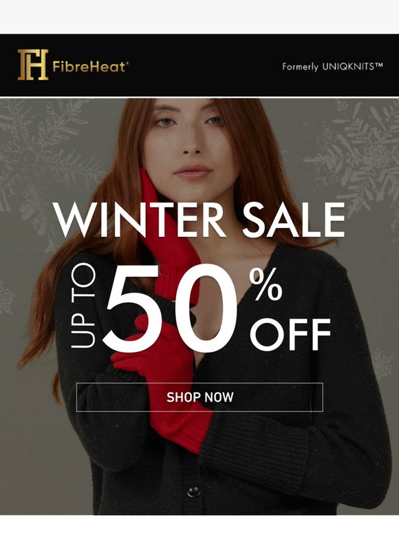 Up to 50% Off? Yes, Please!