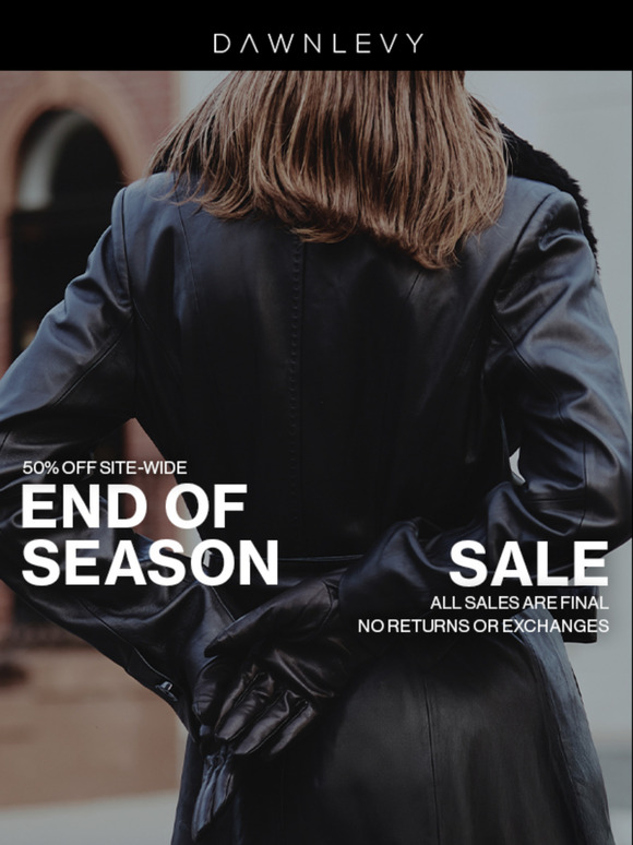 🚨END OF SEASON SALE STARTS TODAY🚨- 50% OFF SITE-WIDE