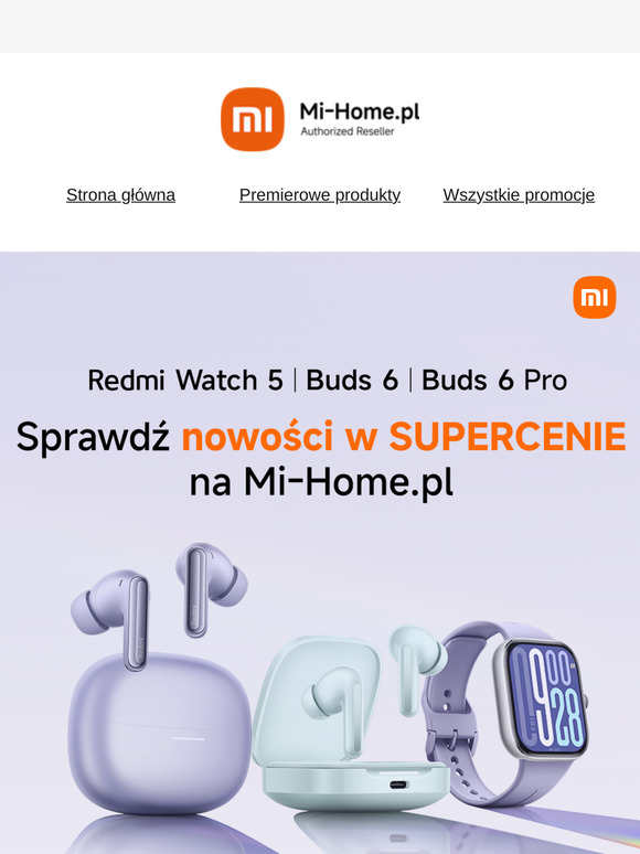 Zegarek i słuchawki Xiaomi w promocji na start! ⏰