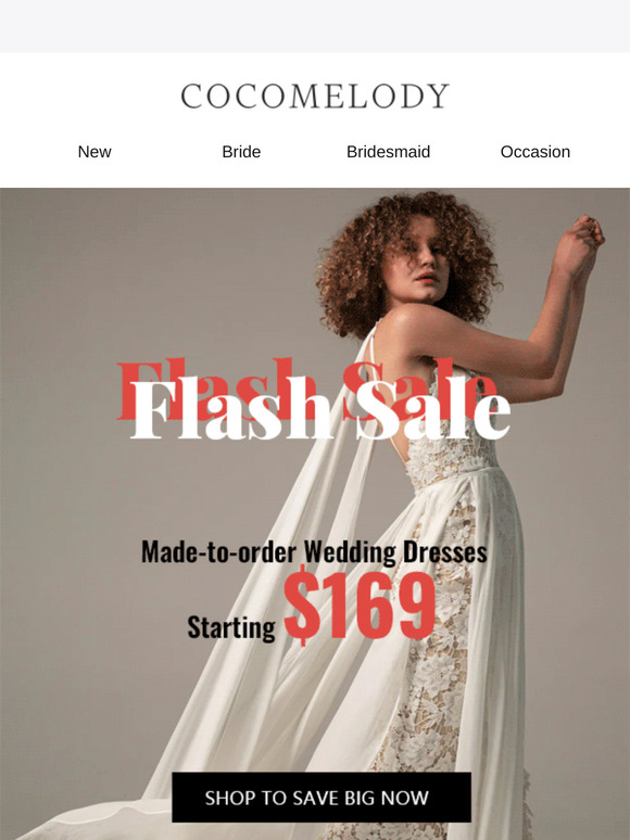 💍 Wedding Dresses from $169 –⏳ Ends in 2 Days!